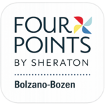Logo Four Points by Sheraton Bolzano-Bozen con simbolo colorato